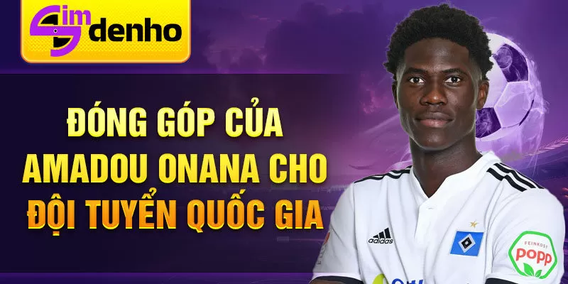 Đóng góp của Amadou Onana cho đội tuyển quốc gia